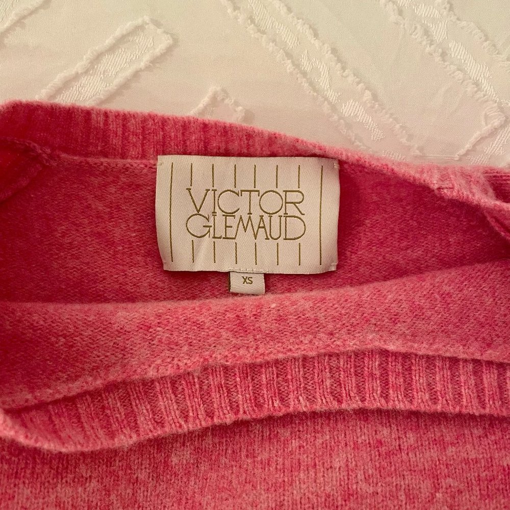 Victor Glemaud Pink Wool Sweater